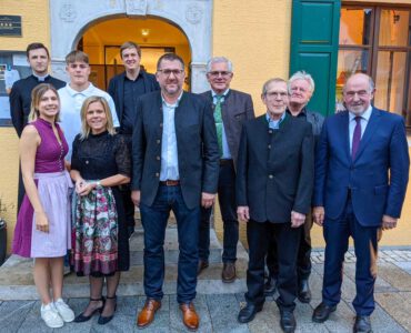 Inauguration of the Old Town Hotel and Brewery Gasthof Winkler in Berching.
