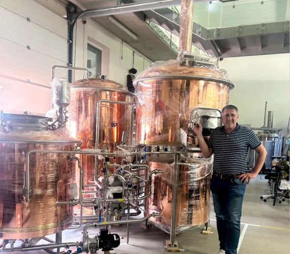 Meilenstein beim Bau der neuen Brauerei erreicht